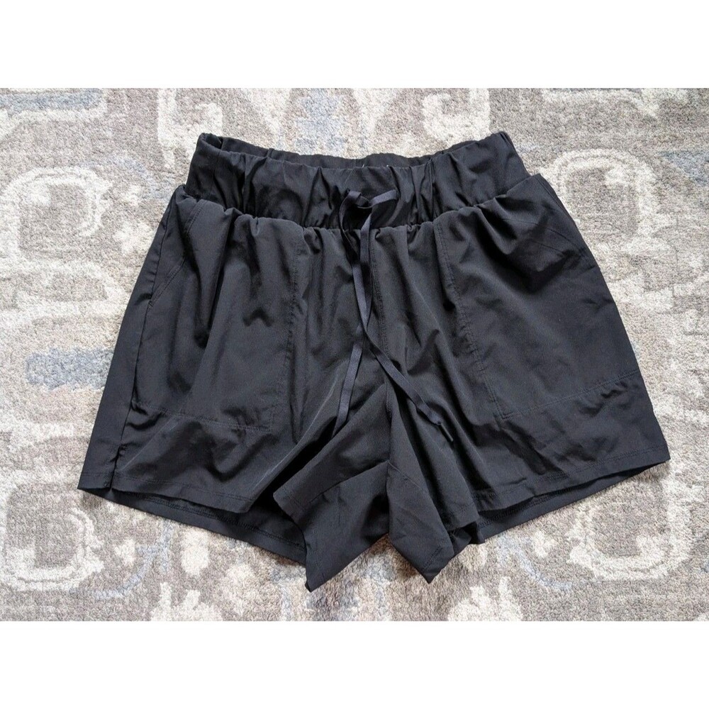 Lane Bryant LIVI Active Women Size 14/16 Athletic Shorts Black Drawstring